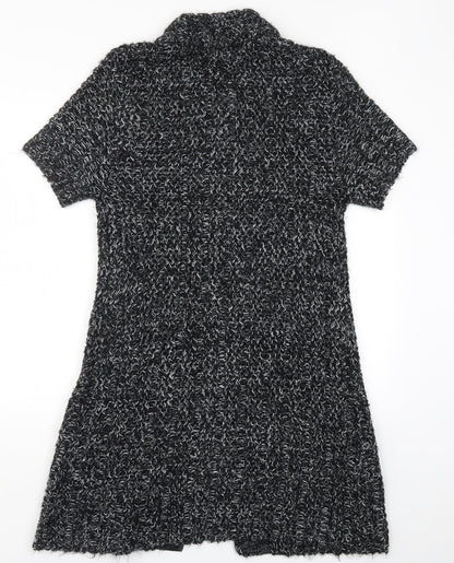 Heart & Soul Womens Grey  Knit Cardigan Jumper Size 12