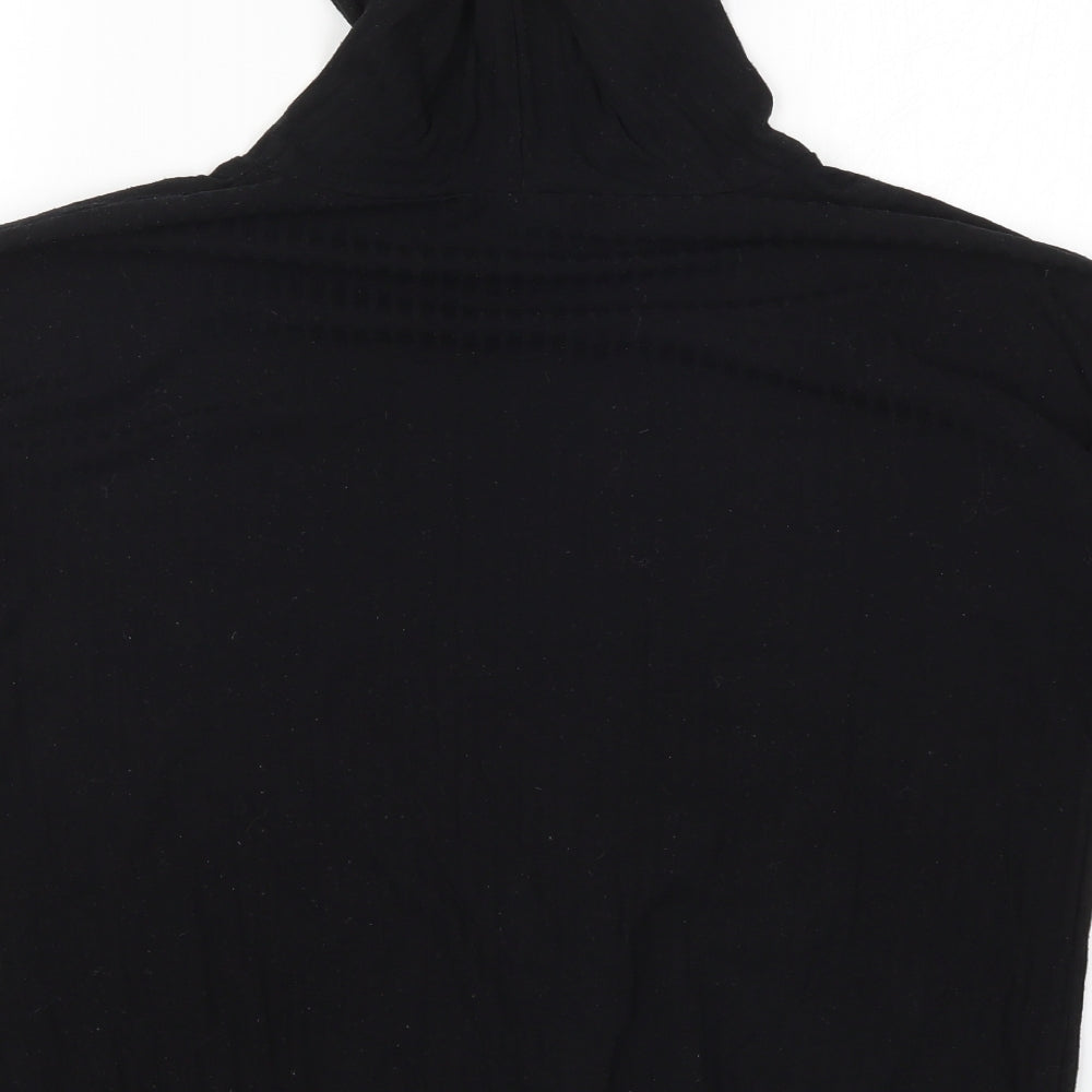 Boohoo Womens Black   Pullover Hoodie Size M