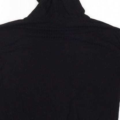 Boohoo Womens Black   Pullover Hoodie Size M