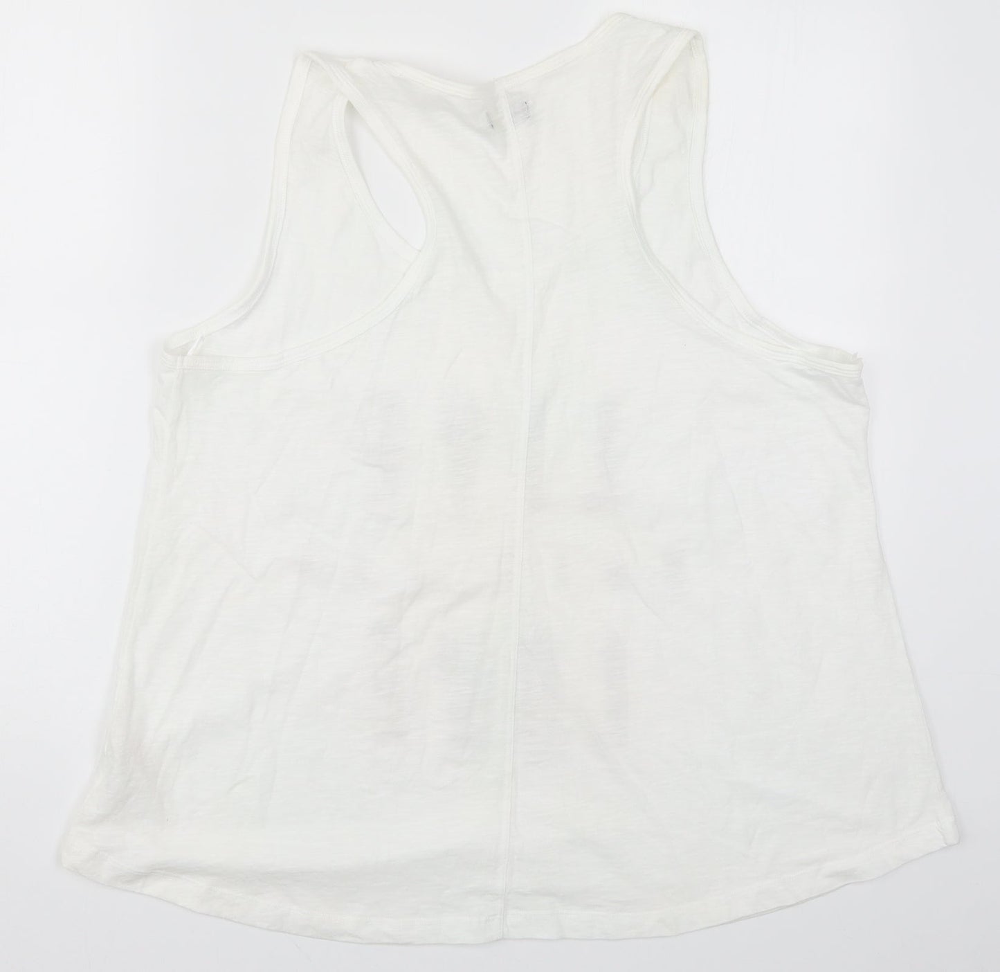 F&F Womens White   Basic Tank Size XL  - Live What You Love