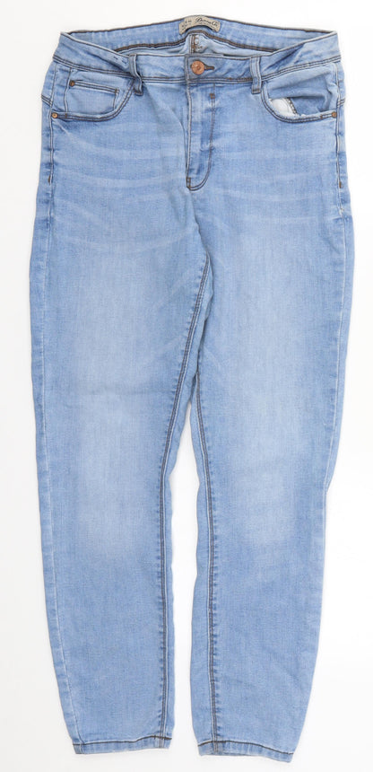 Denim Co Womens Blue  Denim Skinny Jeans Size 14 L26 in