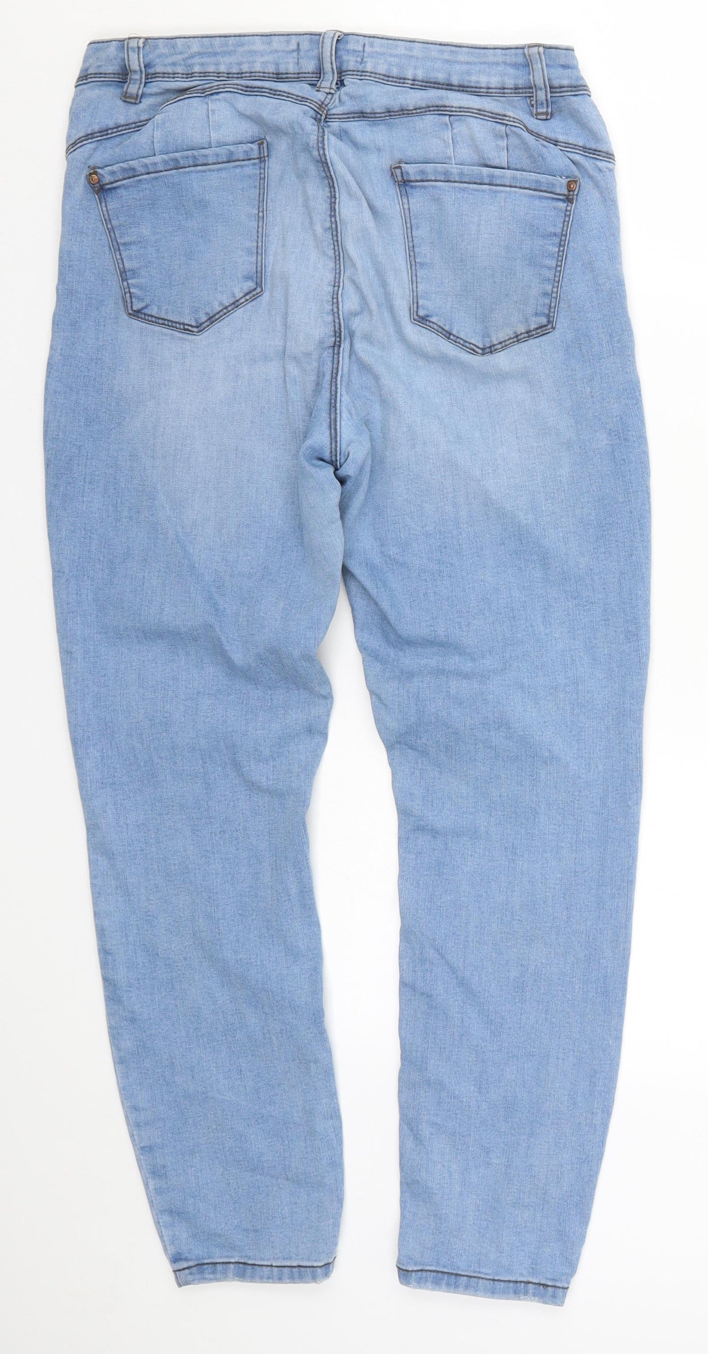 Denim Co Womens Blue  Denim Skinny Jeans Size 14 L26 in