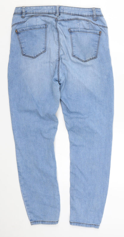 Denim Co Womens Blue  Denim Skinny Jeans Size 14 L26 in