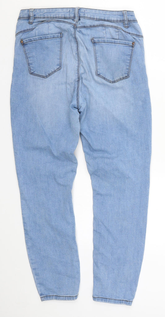 Denim Co Womens Blue  Denim Skinny Jeans Size 14 L26 in