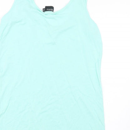 Womens UK Size 16 Be You Green Basic Tank