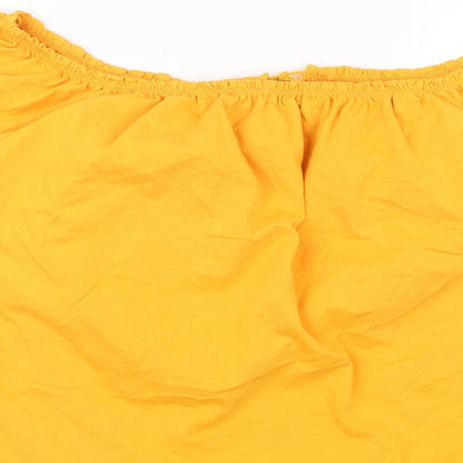 Papaya Womens Yellow   Basic T-Shirt Size 18