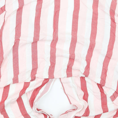 Debenhams Womens Pink Striped  Basic Button-Up Size 18