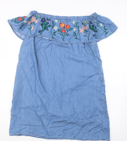 F&F Womens Blue   Basic T-Shirt Size 12