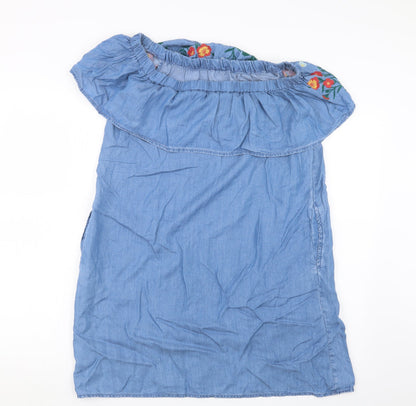 F&F Womens Blue   Basic T-Shirt Size 12