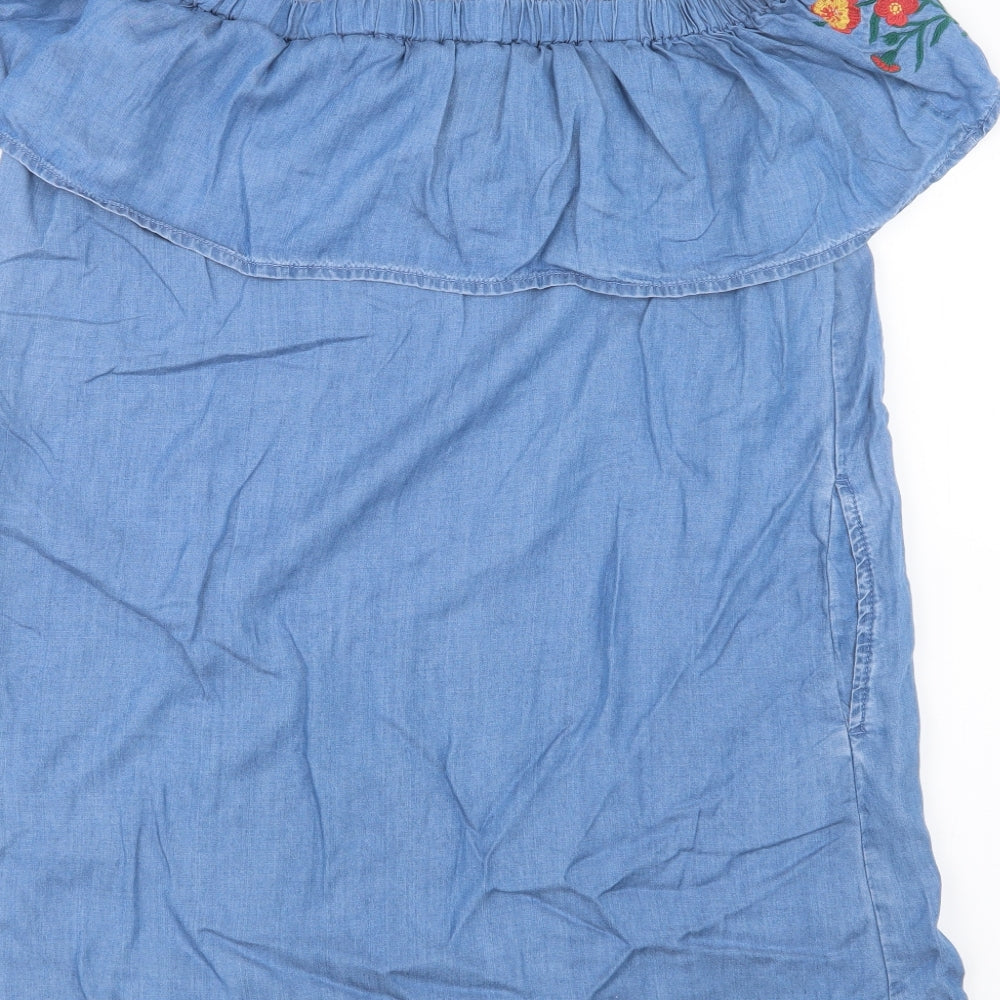 F&F Womens Blue   Basic T-Shirt Size 12