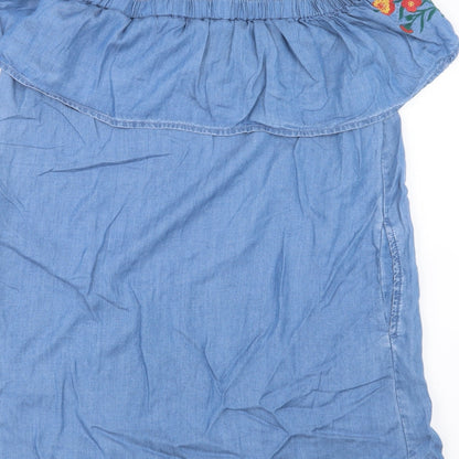 F&F Womens Blue   Basic T-Shirt Size 12