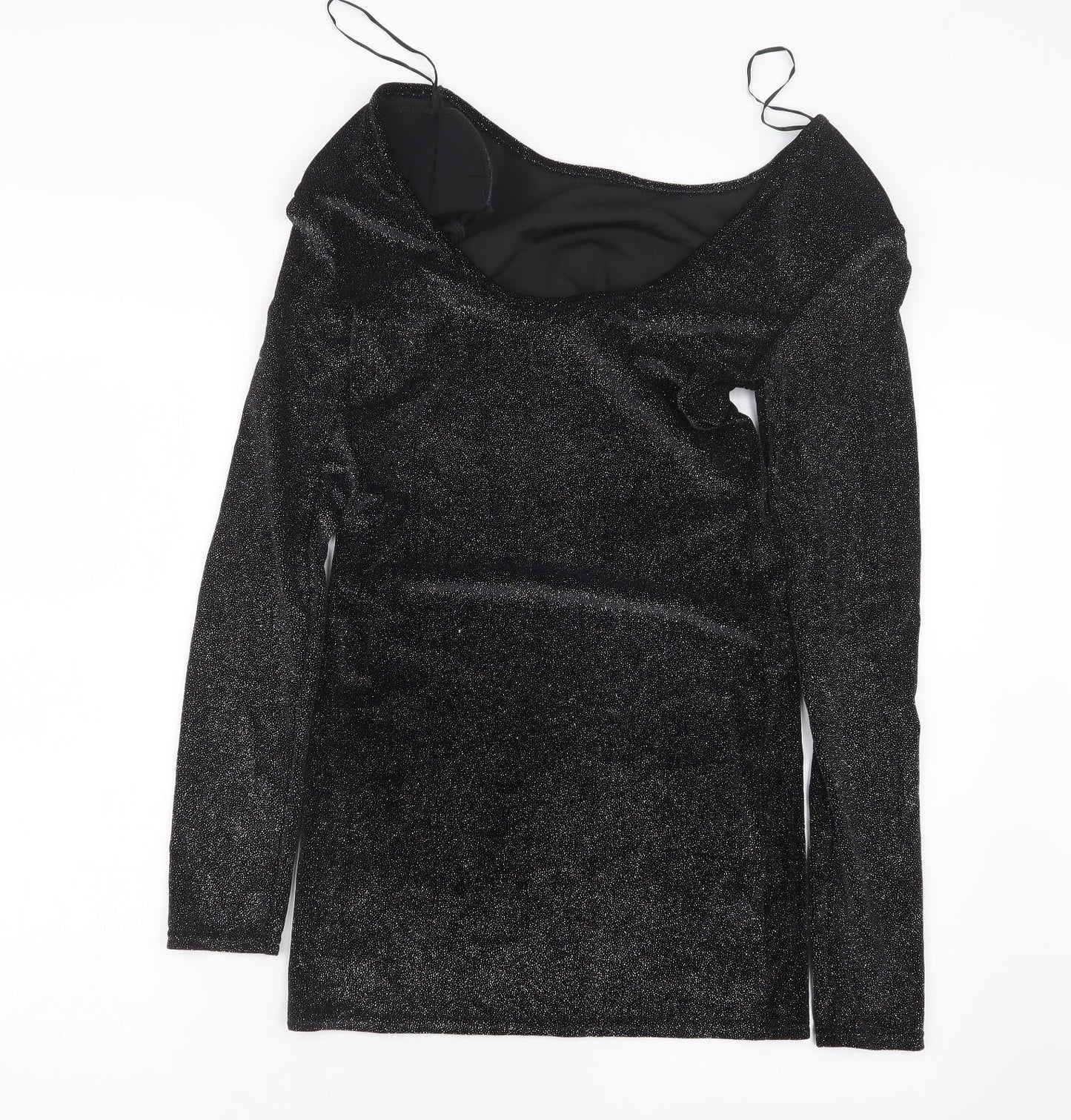 Topshop Womens Black   T-Shirt Dress  Size 10