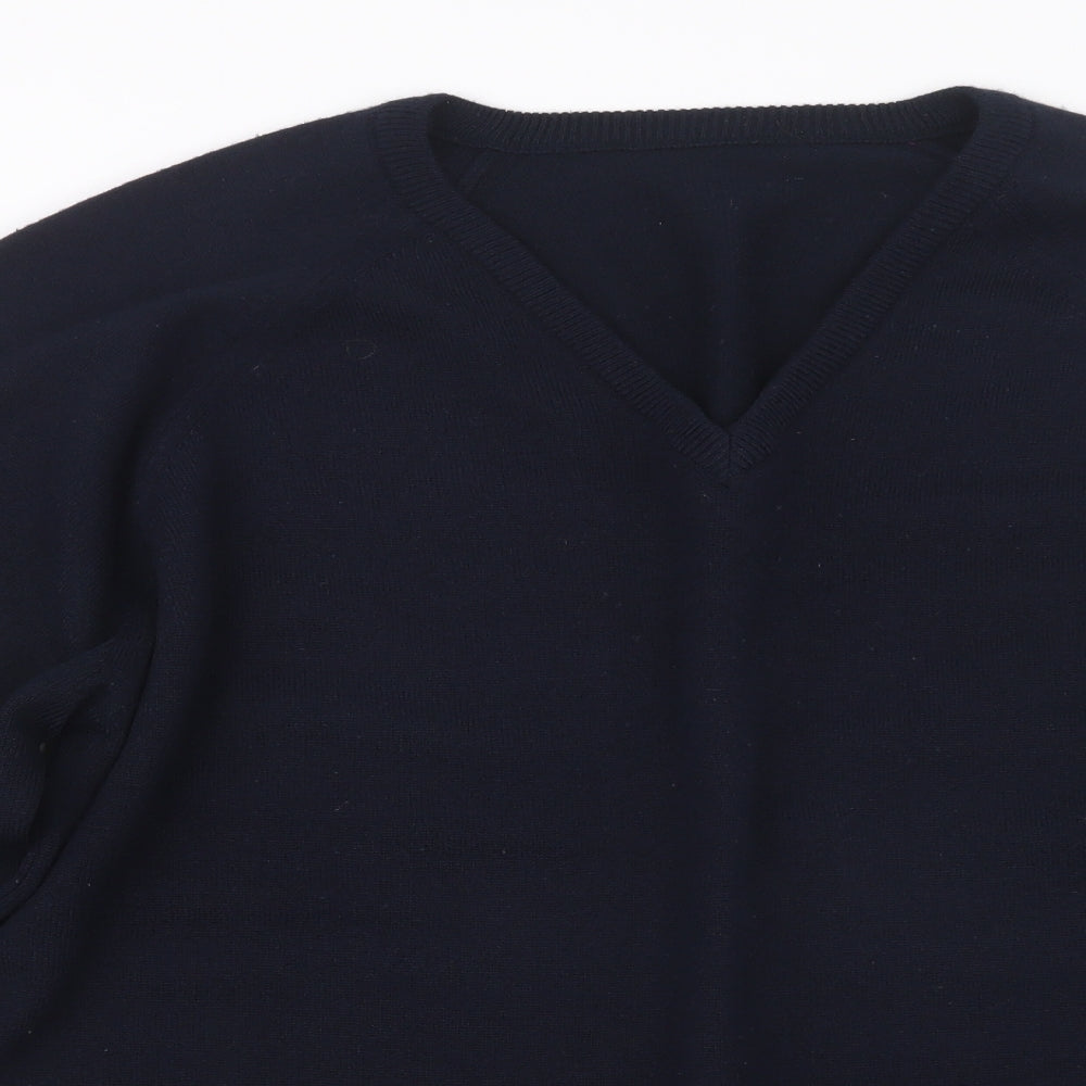 BHS Mens Blue  Knit Pullover Jumper Size L