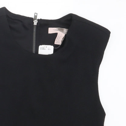 FOREVER 21 Womens Black   Cropped T-Shirt Size XS