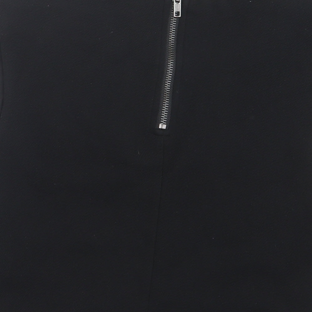 FOREVER 21 Womens Black   Cropped T-Shirt Size XS