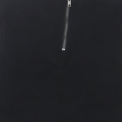 FOREVER 21 Womens Black   Cropped T-Shirt Size XS