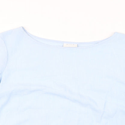 Womens UK Size M VILA Blue Basic Blouse