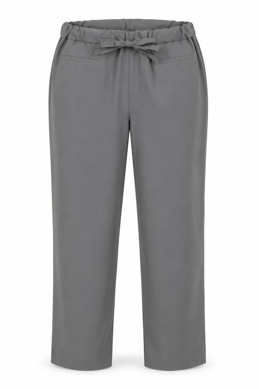 Womens UK Size 14 Anthology Regular Fit Dress Pants Grey Trousers