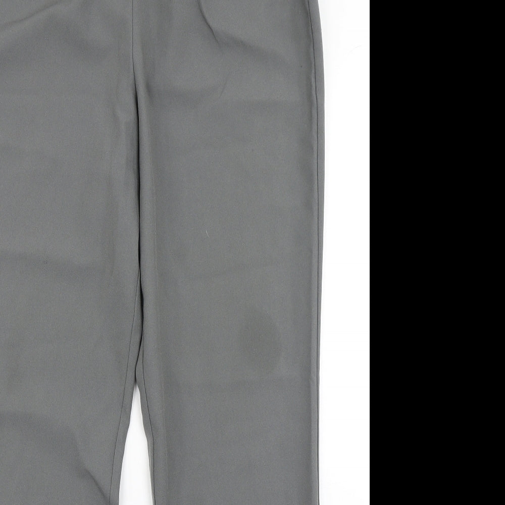Anthology Womens Grey   Dress Pants Trousers Size 14 L29 in