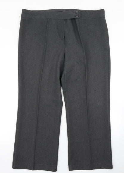 George Womens Grey   Dress Pants Trousers Size 20 L27 in