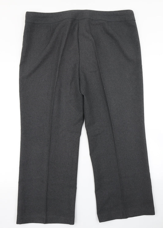 George Womens Grey   Dress Pants Trousers Size 20 L27 in