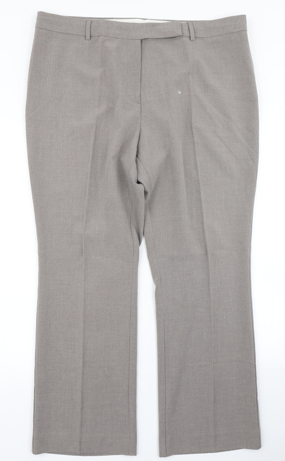M&S Colelction Womens Brown   Dress Pants Trousers Size 18 L27 in