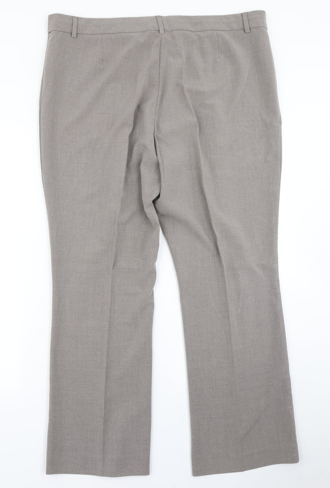 M&S Colelction Womens Brown   Dress Pants Trousers Size 18 L27 in