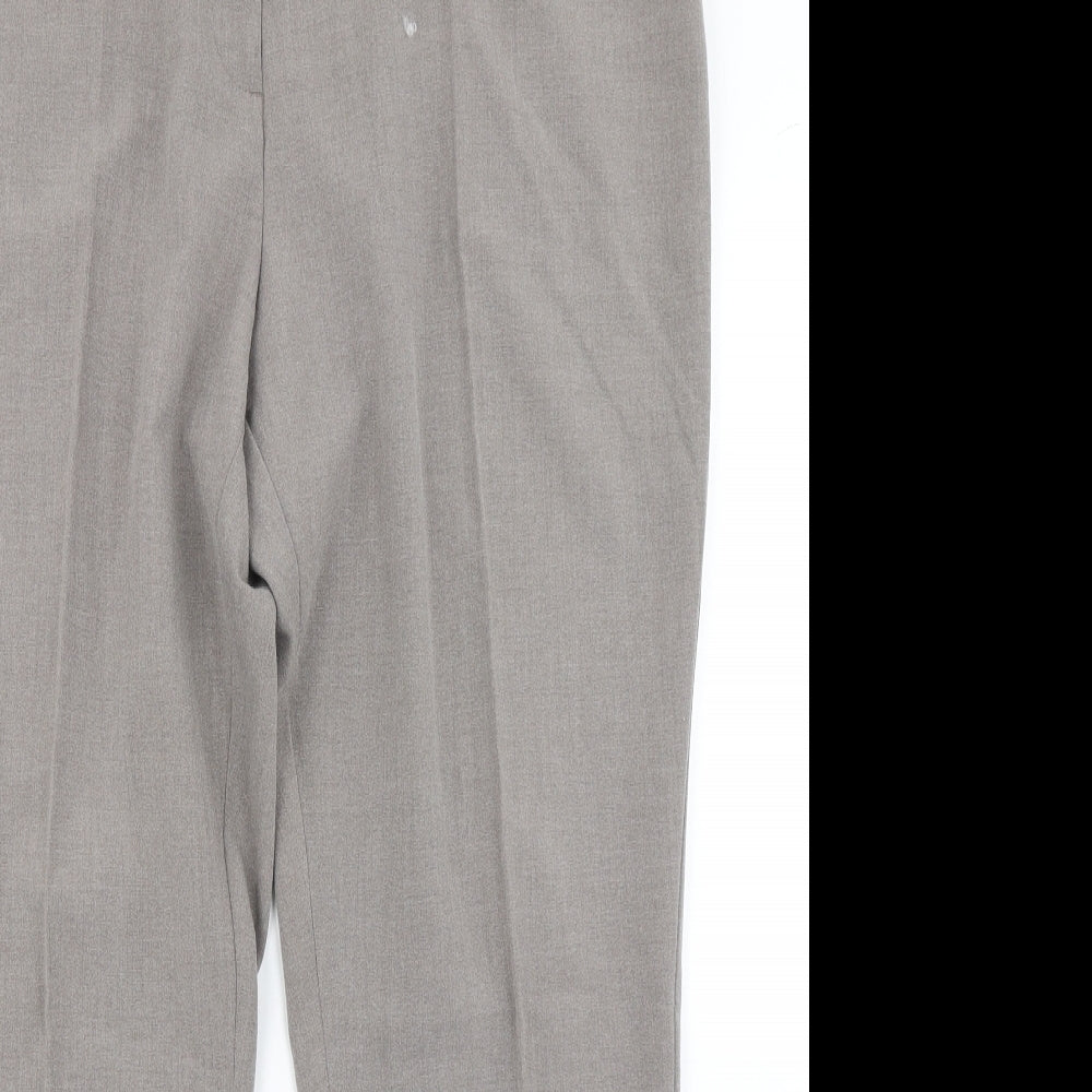 M&S Colelction Womens Brown   Dress Pants Trousers Size 18 L27 in
