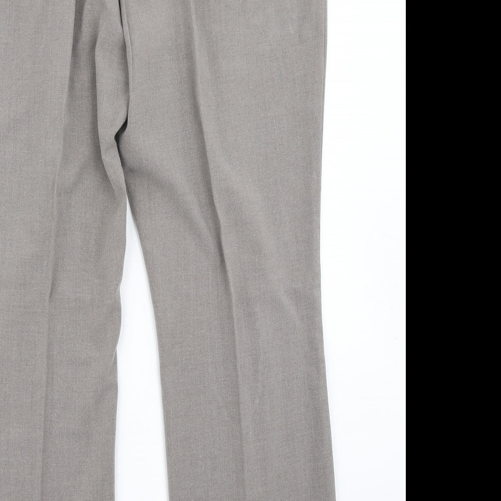M&S Colelction Womens Brown   Dress Pants Trousers Size 18 L27 in