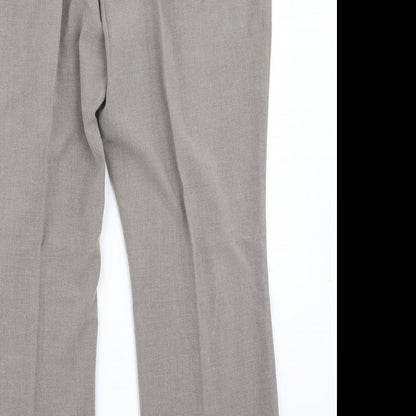 M&S Colelction Womens Brown   Dress Pants Trousers Size 18 L27 in