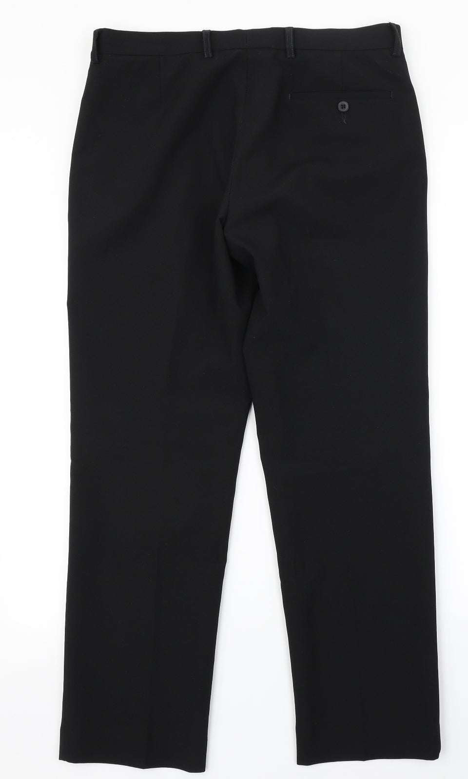 George Mens Black   Dress Pants Trousers Size 32 in L29 in