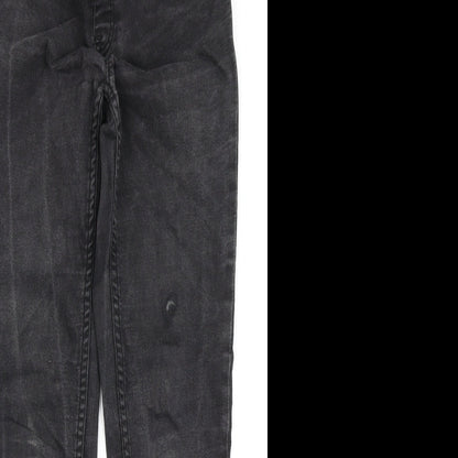 New Look Womens Black  Denim Jegging Jeans Size 8 L27 in