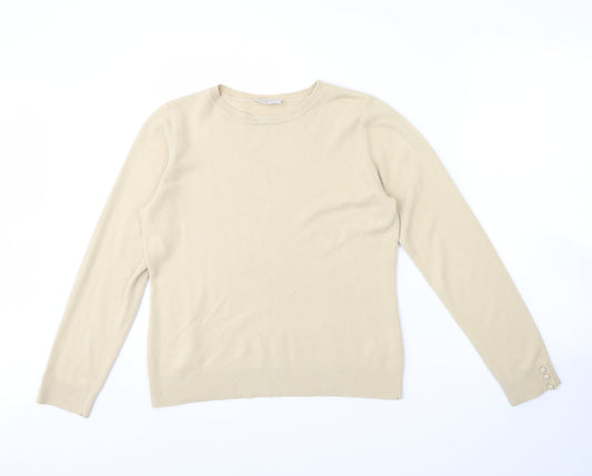 BHS Womens Beige   Pullover Jumper Size 12