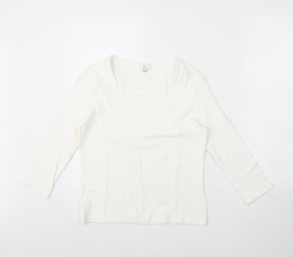 cc Womens Ivory   Basic Blouse Size S