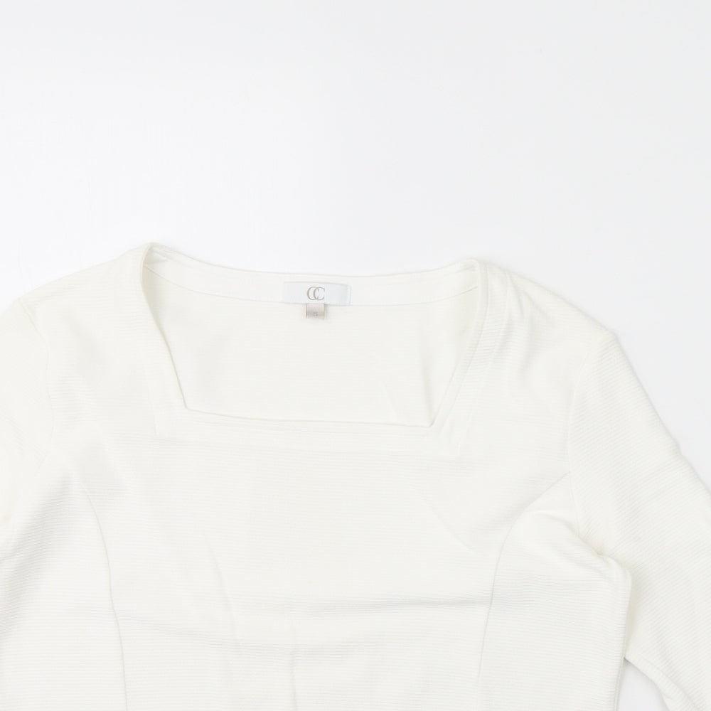 cc Womens Ivory   Basic Blouse Size S
