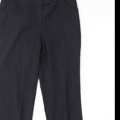 Preworn Womens Blue   Dress Pants Trousers Size 12 L30 in