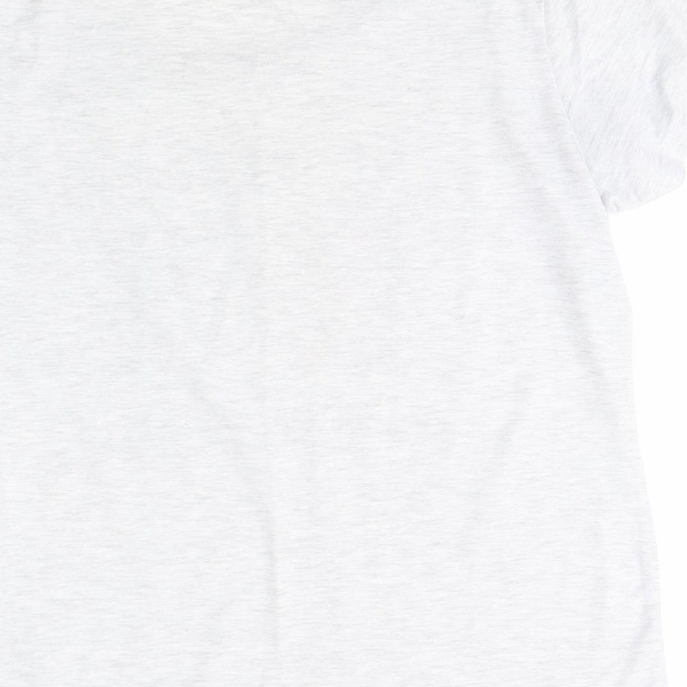 Preworn Womens Grey Solid  Cami Pyjama Top Size M  - All you need is love