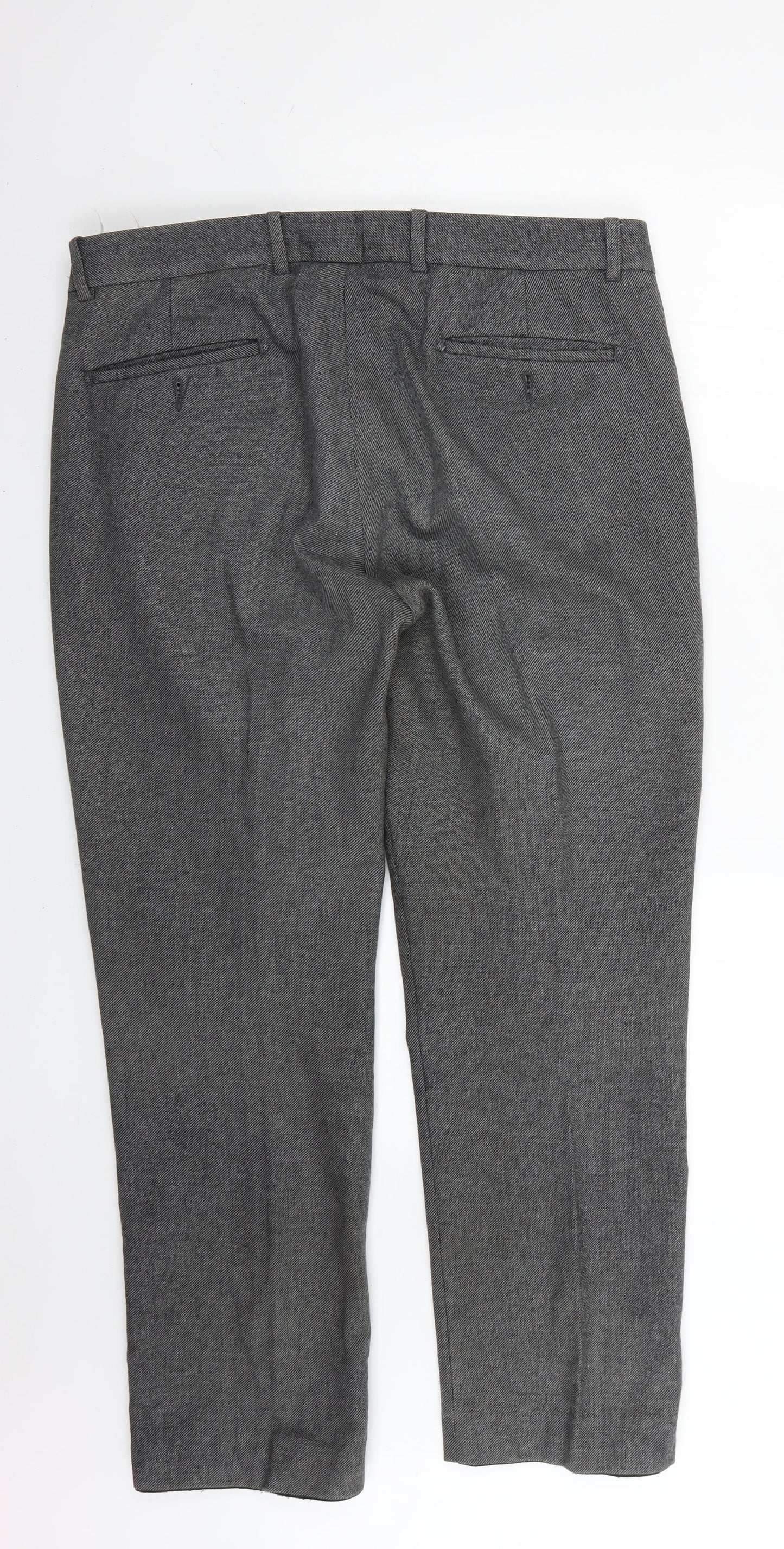 Hammond Mens Grey Argyle/Diamond  Trousers  Size 36 L28 in