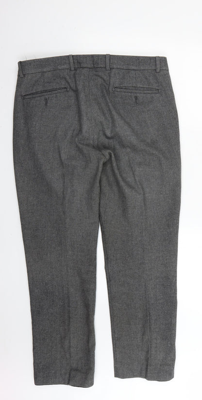 Hammond Mens Grey Argyle/Diamond  Trousers  Size 36 L28 in