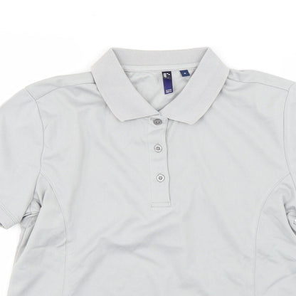 Premier Mens Grey    Polo Size M