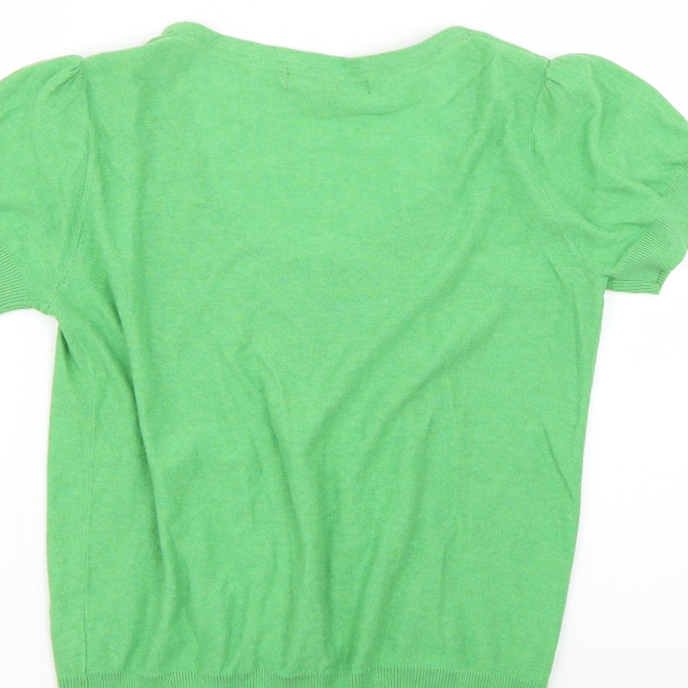 Julien McDonald Womens Green   Cardigan Jumper Size 14