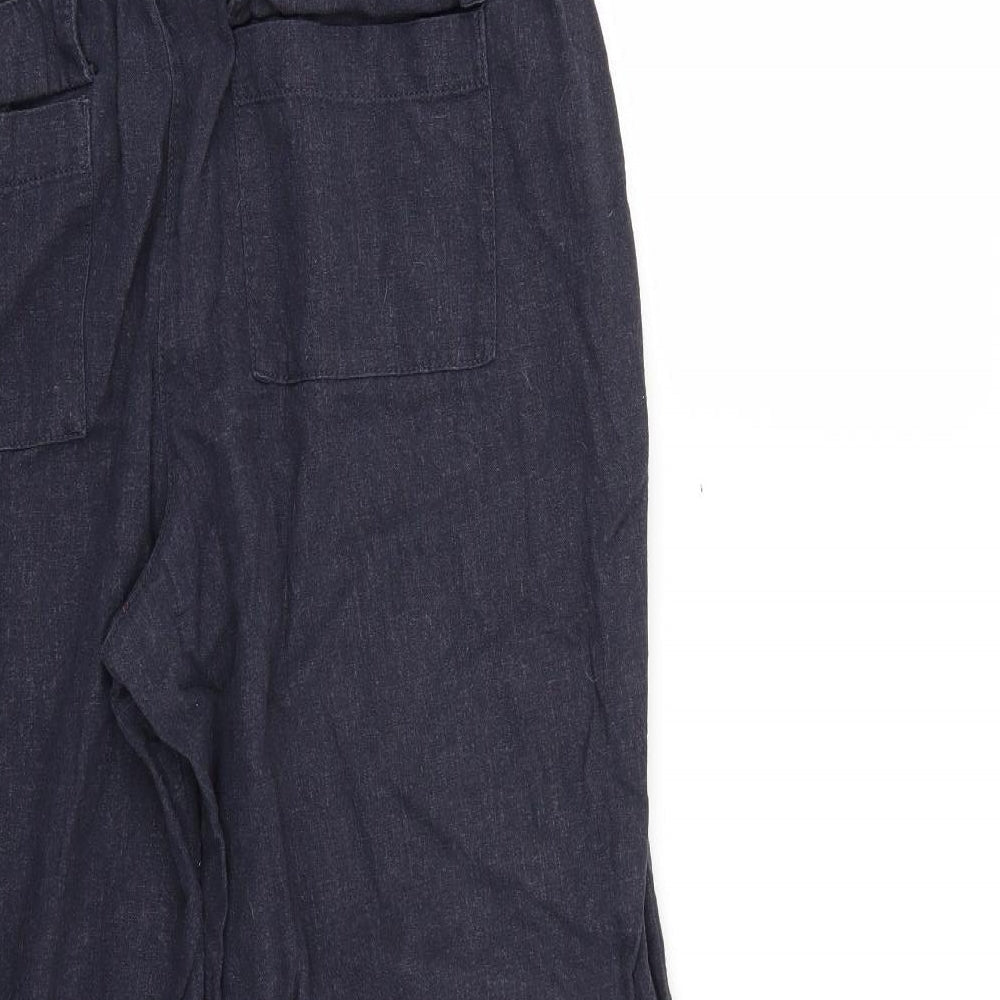 Womens UK Size 14 Very Regular Fit  Blue Trousers