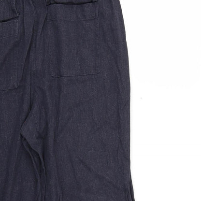Womens UK Size 14 Very Regular Fit  Blue Trousers