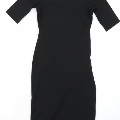 River Island Womens Black   Bodycon  Size 6