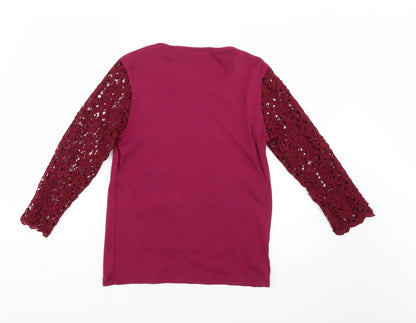 country classics Womens Red   Basic Blouse Size S