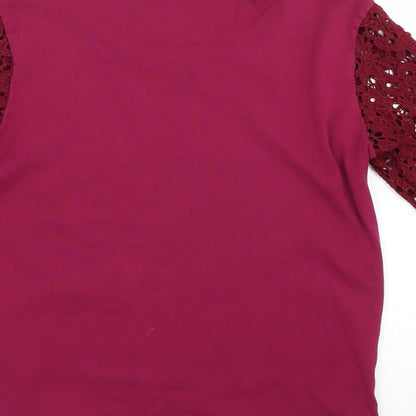 country classics Womens Red   Basic Blouse Size S