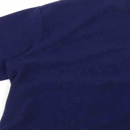Preworn Womens Blue Geometric  Top Pyjama Top Size L  - Christmas