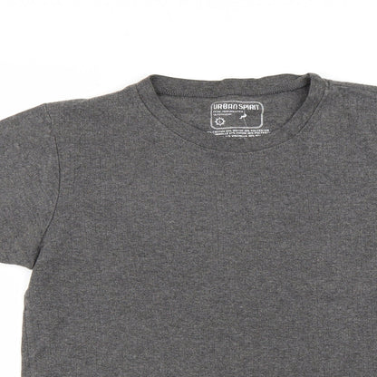 UrbanSpirit Womens Grey   Basic T-Shirt Size L