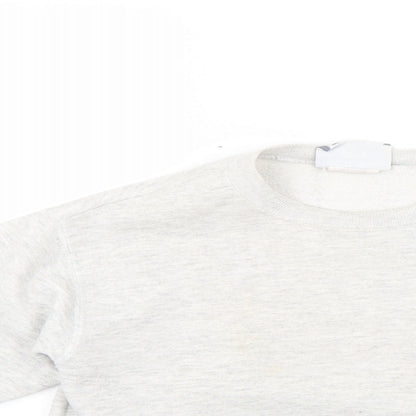 heavyweight Boys Grey   Pullover Jumper Size 12-13 Years