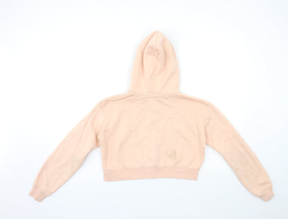PRETTYLITTLETHING Womens Pink   Full Zip Hoodie Size M